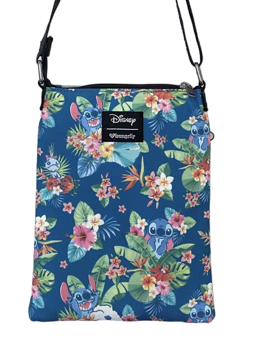Loungefly Disney Lilo & Stitch Floral Passport Crossbody Bag